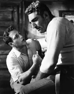 Kneeling Prints: SOMEBODY UP THERE LIKES ME, Paul Newman, Harold J. Stone, 1956
