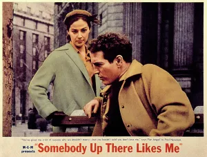 Overcoat Prints: SOMEBODY UP THERE LIKES ME, Pier Angeli, Paul Newman, 1956