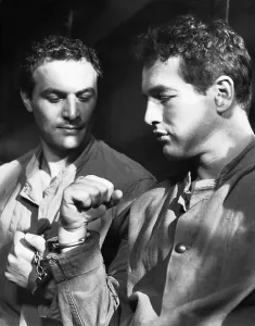 Loggia Prints: SOMEBODY UP THERE LIKES ME, Robert Loggia, Paul Newman, 1956