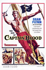 Barechested Prints: THE SON OF CAPTAIN BLOOD, Sean Flynn on poster art, 1962