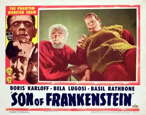 Boris Prints: SON OF FRANKENSTEIN, Bela Lugosi, Boris Karloff, 1939