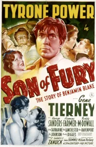 Tierney Prints: SON OF FURY, Tyrone Power, Gene Tierney