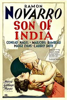 Turban Prints: SON OF INDIA, from left: Madge Evans, Ramon Novarro, 1931