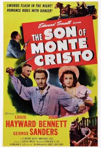 Louis Prints: THE SON OF MONTE CRISTO, US poster art