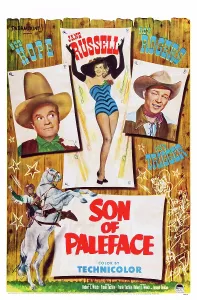 Hope Prints: SON OF PALEFACE, US poster, top from left: Bob Hope
