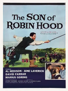 1958 Movies Prints: THE SON OF ROBIN HOOD, US poster art