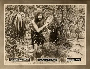 Barechested Prints: THE SON OF TARZAN, Episode 1: Call of the Jungle, lobbycard, 1920