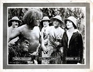 Barechested Prints: THE SON OF TARZAN, second from left: P