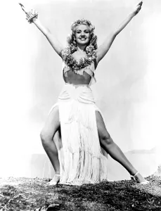 Hawaii Prints: SONG OF THE ISLANDS, Betty Grable