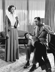 Punishment Prints: SONG OF THE THIN MAN, from left: Myrna Loy, Dean Stockwell, William Powell, 1947