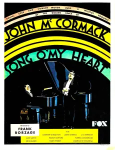 2009 Prints: SONG O MY HEART, window card, 1930