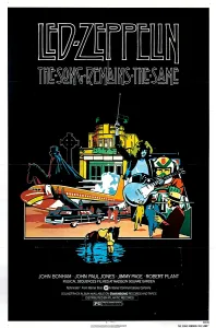 Airplane Prints: THE SONG REMAINS THE SAME, US poster art, Jimmy Page, 1976