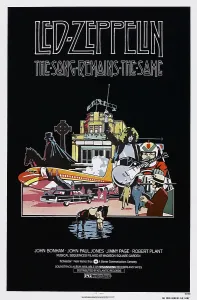 Musicians Prints: THE SONG REMAINS THE SAME, US poster art, Jimmy Page, 1976