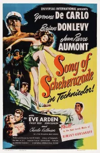 Dancer Prints: SONG OF SCHEHERAZADE, US poster art