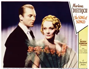 Brian Prints: THE SONG OF SONGS, US lobbycard, Brian Aherne, Marlene Dietrich, 1933