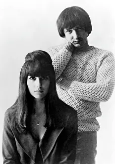 Rock And Roll Prints: Sonny & Cher, Sonny (right), Cher (left)