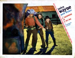 February Prints: SOMEWHERE IN SONORA, John Wayne, (left), 1933