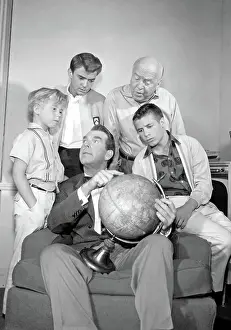 Television Prints: MY THREE SONS, clockwise from front center: Fred MacMurray
