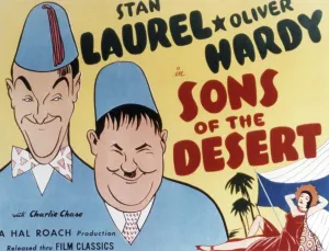 Hardy Prints: SONS OF THE DESERT, Stan Laurel, Oliver Hardy, 1933