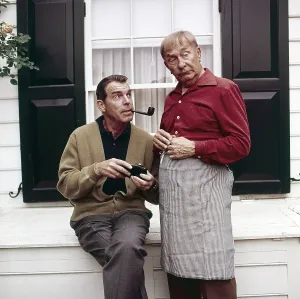 Fred Prints: MY THREE SONS, from left, Fred MacMurray, William Demarest, 1960-72 (1966 photo)