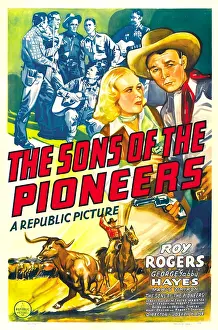 1942 Movies Prints: SONS OF THE PIONEERS, from top left: Sons of the Pioneers, Maris Wrixon, Roy Rogers, 1942