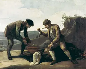 18th C Prints: The Sopa Boba or the Breakfast