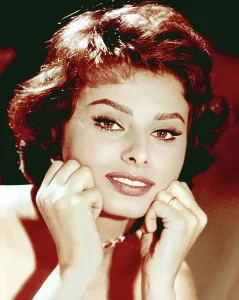 Hands On Face Prints: Sophia Loren