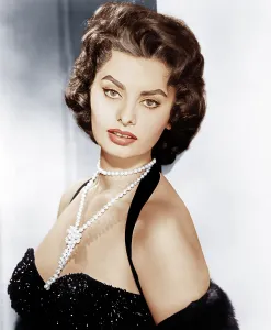Thick Eyebrows Prints: Sophia Loren, ca. 1957