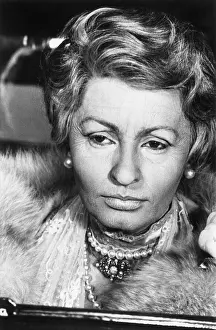 In Character Prints: Sophia Loren made-up as an 80 year old women for her 1965 film, LADY L. (CSU_2015_8_611)