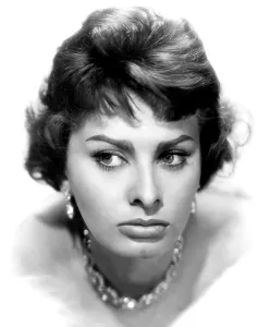Head Shot Prints: SOPHIA LOREN, portrait from 1959