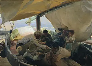 Sail Prints: SOROLLA, Joaquin (1863-1923). Lunch on the Boat