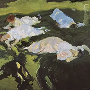 Rest Prints: SOROLLA, Joaqun (1863-1923). The Nap