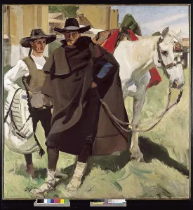 1912 Prints: SOROLLA, Joaqun (1863-1923). People from Avila