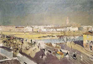 Seville Prints: SOROLLA, Joaqun (1863-1923). Triana Bridge