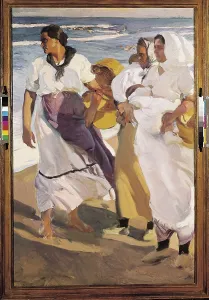 Valencian Prints: SOROLLA, Joaqun (1863-1923). Valencian Fisherwomen