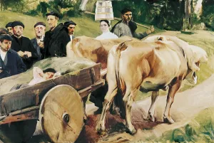 SOROLLAJoaqun (1863-1923). Tipos de Guipzcoa. Tipos vascos. 1912. Costumbrism. ; Impressionism. Oil on canvas. AISA/Everett Collection (40017)**US SALES ONLY**
