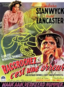 Images Dated 1st March 2011: SORRY WRONG NUMBER (aka RACCROCHEZ)