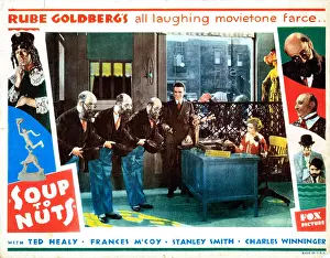 Smith Prints: SOUP TO NUTS, US lobbycard, Stanley Smith (standing rear)