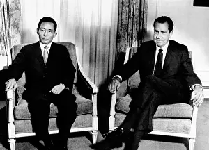 Koreans Prints: South Korean President Park Chung Hee (left) and President Richard Nixon