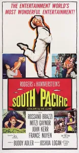 1958 Movies Prints: SOUTH PACIFIC, US poster art, top from left: Rossano Brazzi