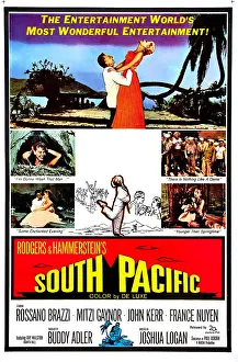 2014 Prints: SOUTH PACIFIC, US poster, top from left: Rossano Brazzi