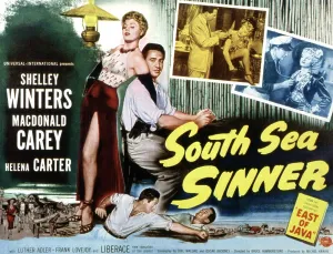 Winters Prints: SOUTH SEA SINNER, Shelley Winters, Macdonald Carey, 1950