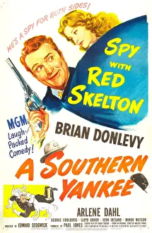 Dogs Prints: A SOUTHERN YANKEE, US poster, Red Skelton, Arlene Dahl, 1948