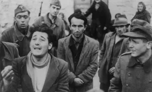 Civilian Clothing Prints: Soviet (Russian) civilians arrested by German as partisans in 1944