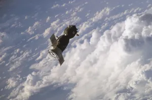 June Prints: Soyuz 14 spacecraft approaches the International Space Station