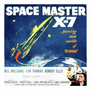 Rocket Ship Prints: SPACE MASTER X-7, poster art, 1958