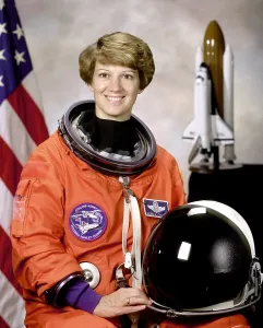 Eileen Prints: Space Shuttle Commander Eileen Collins was the first woman to command a Space Shuttle mission