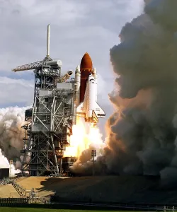Space Travel Prints: Space shuttle Discovery launch on Sept