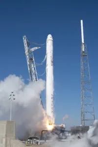 June Prints: SpaceX's Falcon 9 rocket and Dragon spacecraft lift off from Cape Canaveral Air Force Station