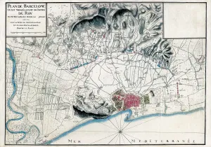 Frenchman Prints: Spain (1713). War of the Spanish Succession